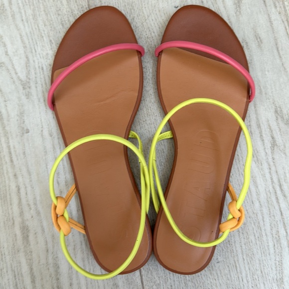 Staud Laurel sandal in citron - Picture 2 of 5